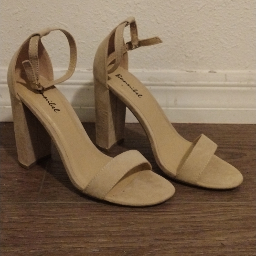 Strappy heels